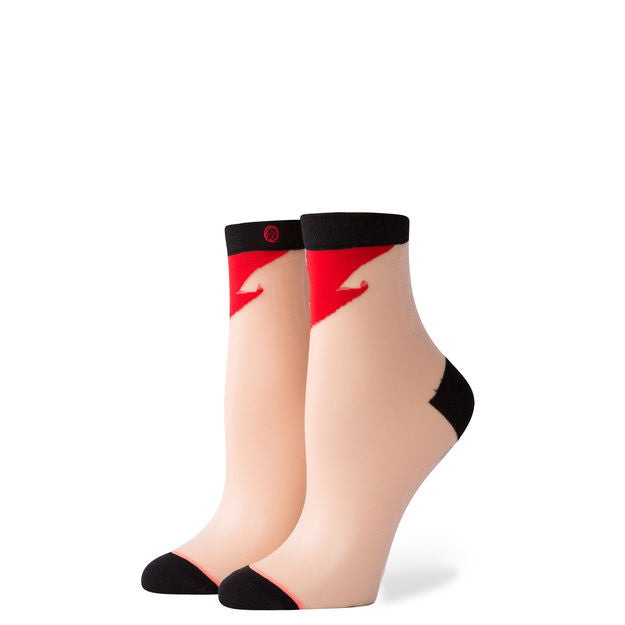 Stance Rebel Rebel David Bowie Women's Socks Nude W419C18REB Famous Rock Shop Newcastle, 2300 NSW. Australia. 