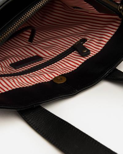 Stitch & Hide Isabelle Black Leather Bag