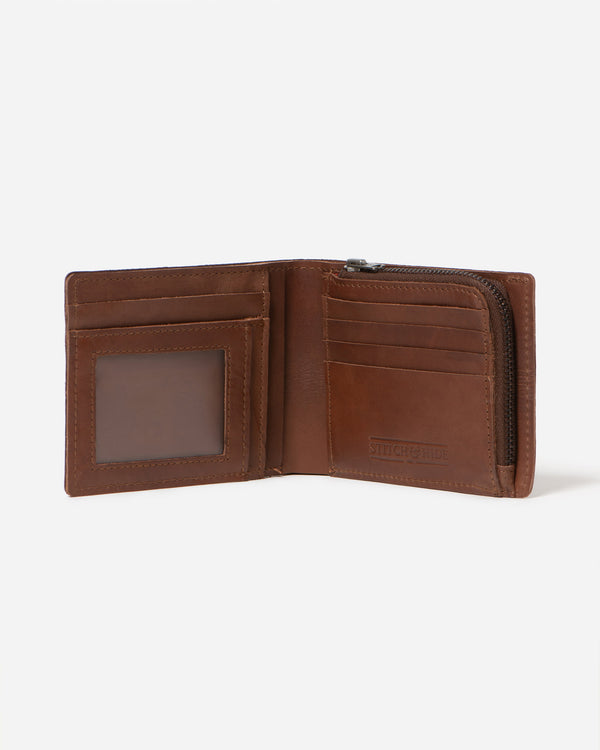 Stitch & Hide Billy Brown Leather Wallet