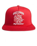 Obey Stop Snitchin' Snapback RED