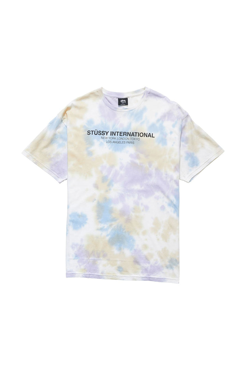 Stussy Breeze Tie Dye Relaxed Tee Lilac