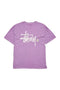 Stussy Graffiti Pigment Relaxed Tee Pastel Lilac