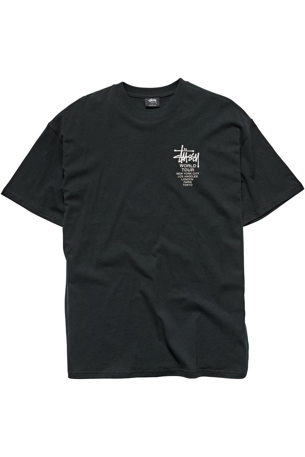 Stussy World Tour Tee Black – Famous Rock Shop