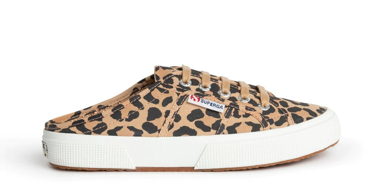 Superga 2402 Mule Leopard