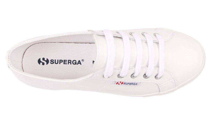 Superga 2730 Platform Nappa Leather White