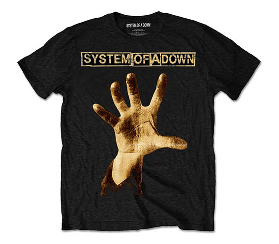 System of a Down - Hand T-Shirt Famous Rock Shop. 517 Hunter Street Newcastle 2300 NSW. Australia