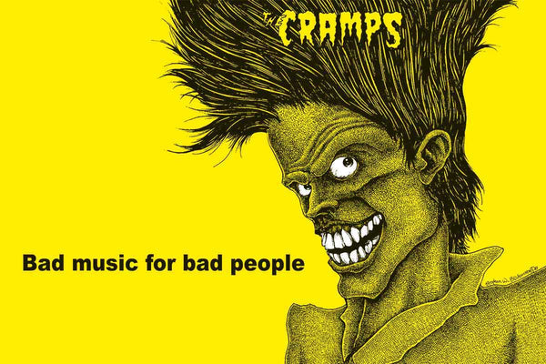 The Cramps Bad Music Poster