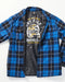 The Mad Hueys Caught FK All Plaid Jacket Navy H222M10003