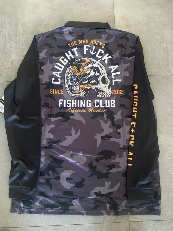 The Mad Hueys FK All Club II Fishing Jersey Black H222M03001