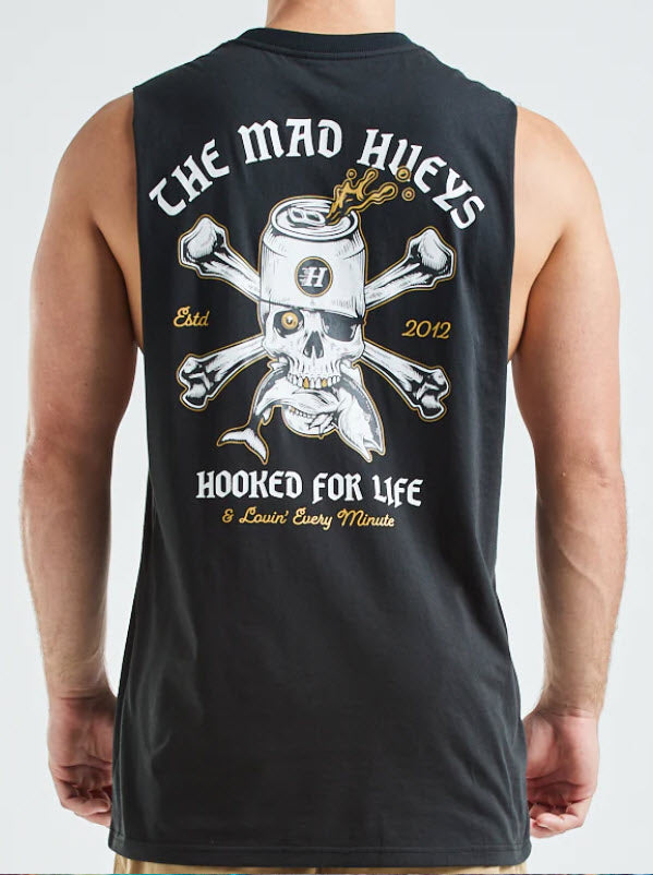 The Mad Hueys Hooked For Life Unisex Muscle
