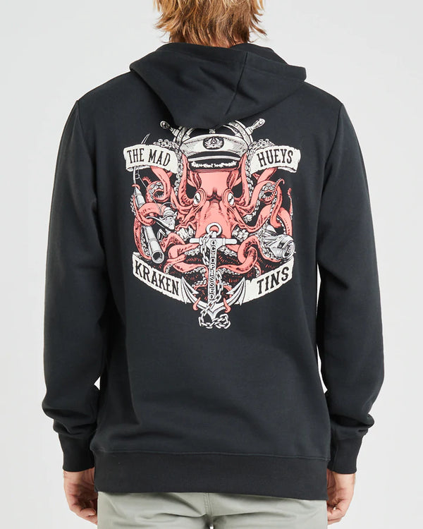 The Mad Hueys Tentacle Tins Pullover Black  H222M08014