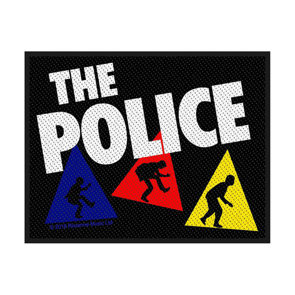 The Police Triangles Sew On Patch Famousrockshop