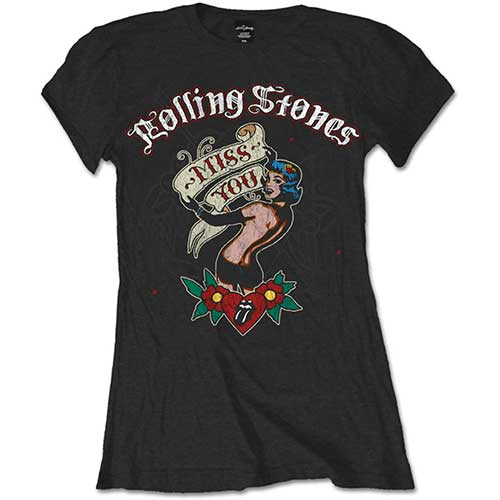 The Rolling Stones Miss You Girls Tee Famousrockshop