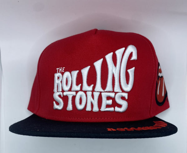 The Rolling Stones Snap back Cap logo