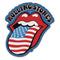 The Rolling Stones US Tongue With Iron On Finish Patch