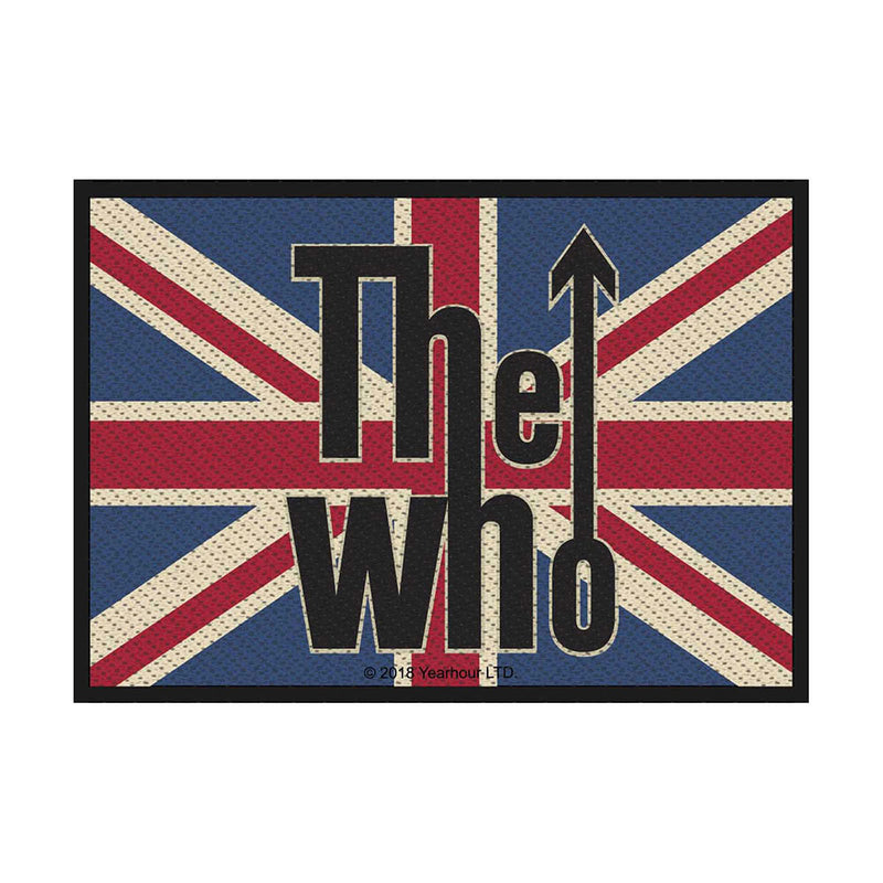The Who Standard Union Flag Logo Sew On Woven Patch SPR2982