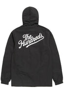 The Hundreds Forever Slant Hooded Coach's Jacket Jet Black