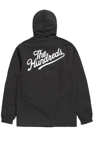 The Hundreds Forever Slant Hooded Coach's Jacket Jet Black