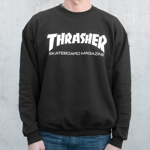 Thrasher Skate Mag Crew Black 20265023