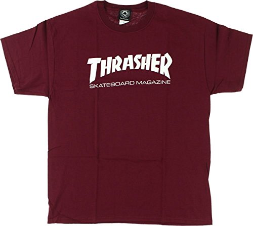 Thrasher Skate Mag TShirt Maroon 110295 Famous Rock Shop Newcastle 2300 NSW Australia