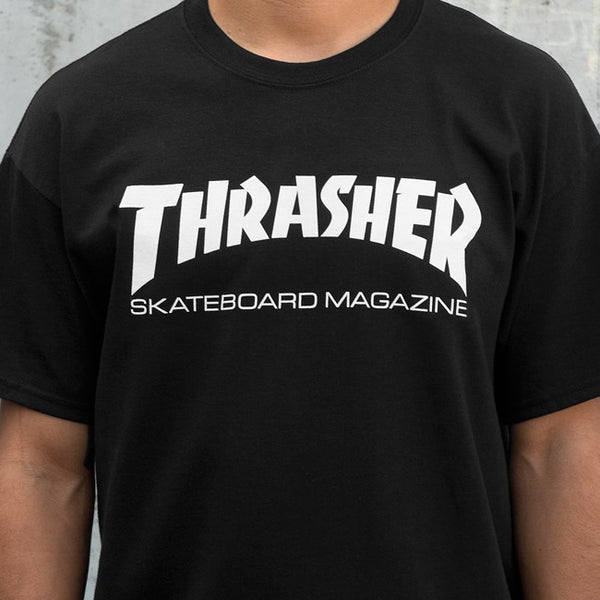 Thrasher Skate Mag Tee Black 20065101   Famous Rock Shop 517 Hunter Street Newcastle 2300. Australia