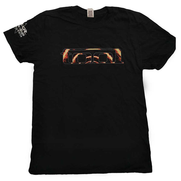 Tool Flame Spiral Unisex T-Shirt.