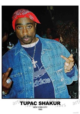 Tupac Shake NYC 1996 Poster