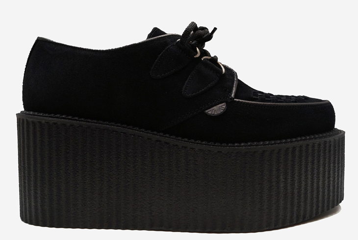Underground triple-sole Wulfrun Creeper black suede