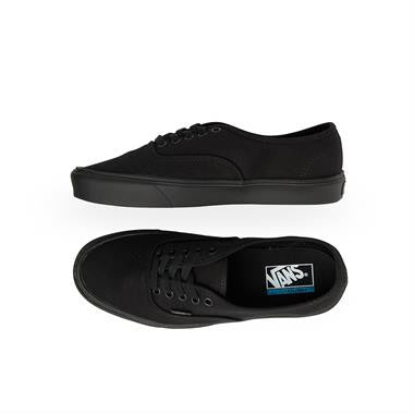 Vans Authentic Lite+ Black / Black The all new Vans Authentic Lite is a reworked and updated version of the ever popular original. Using new construction methods, the Lite has improved comfort, increased flexibility and is so light in weight you’ll feel like you’re walking on air! Featuring a canvas upper, UltraCush Li  Famous Rock Shop Newcastle 2300 NSW Australia