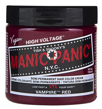 Manic Panic Semi-Perm Hair Color Classic Creme - Vampire Red