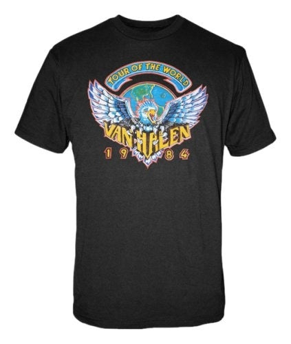 Van Halen Tour Of The World  Unisex Tee Famousrockshop
