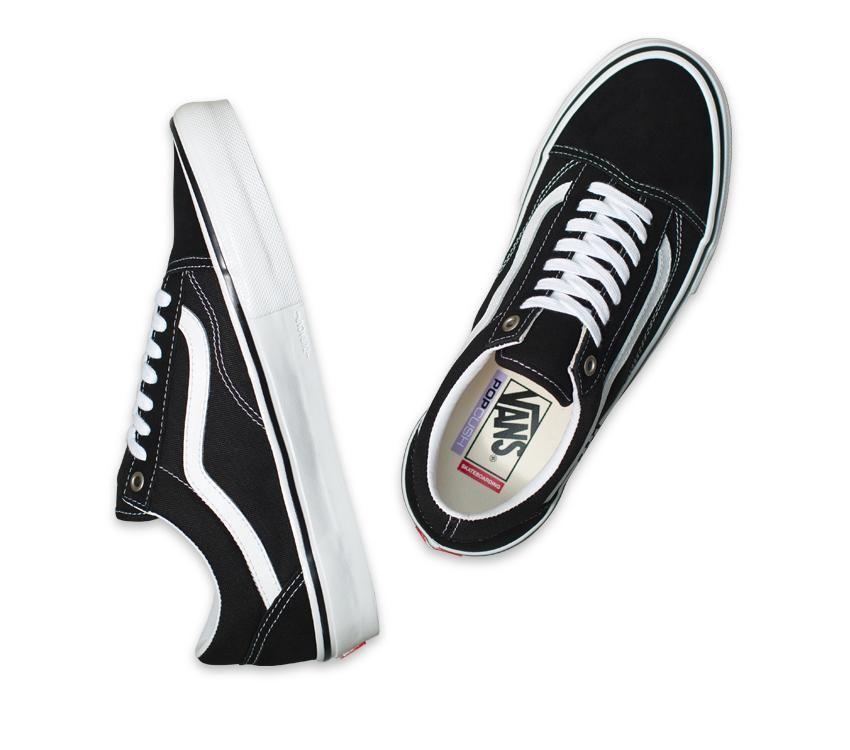 Vans SKATE OLD SKOOL Black White POPCUSH™
