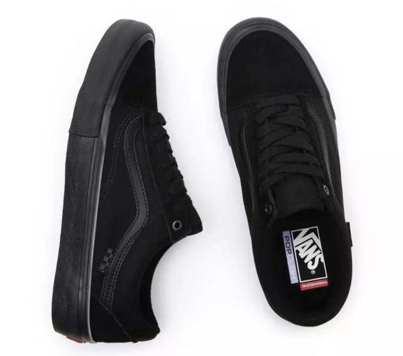 Old Skool Vans Popcush Insole Vans Skate Old Skool Shoes Black