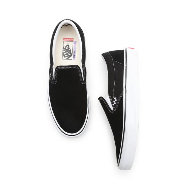 Vans Skate Slip-On Black White POPCUSH™