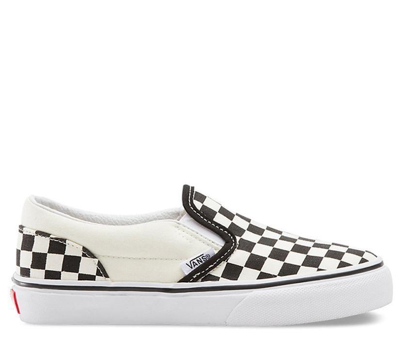 Vans Youth Classic Slip-On Checkerboard Black White VN000ZBUE01