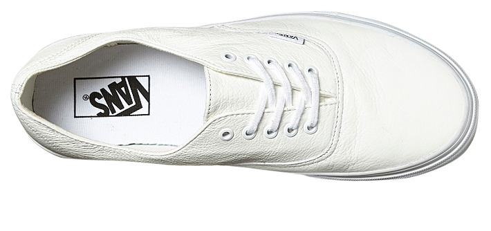 Famous Rock Shop Newcastle. Vans Authentic Decon Premium Leather Shoe - True White VN-018CEWB. INSTOCK. Features: Colour: True White Made From: Leather Uppers Mens iconic low-top shoes Singature waffle outsoles Deconstructed silhouette that lets the material shape Famous Rock Shop Newcastle 2300 NSW Australia