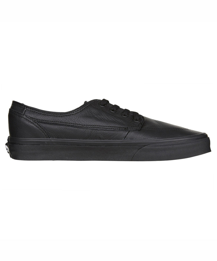 Vans Brigata (Italian Leather) Black/Black VN-0ZSLL9M Famous Rock Shop Newcastle 2300 NSW Australia
