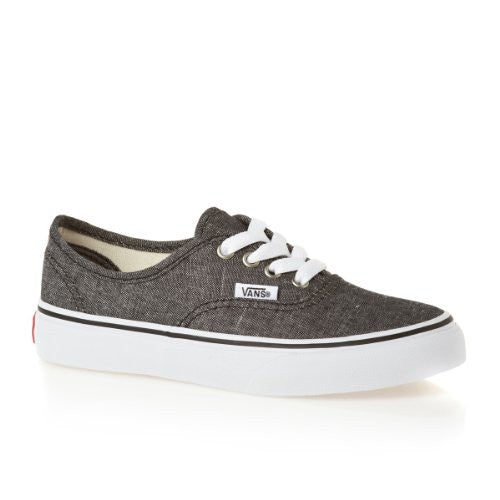 Vans Kids Authentic (Classic Chambray) Black  Famous Rock Shop 517 Hunter Street Newcastle 2300 NSW Australia