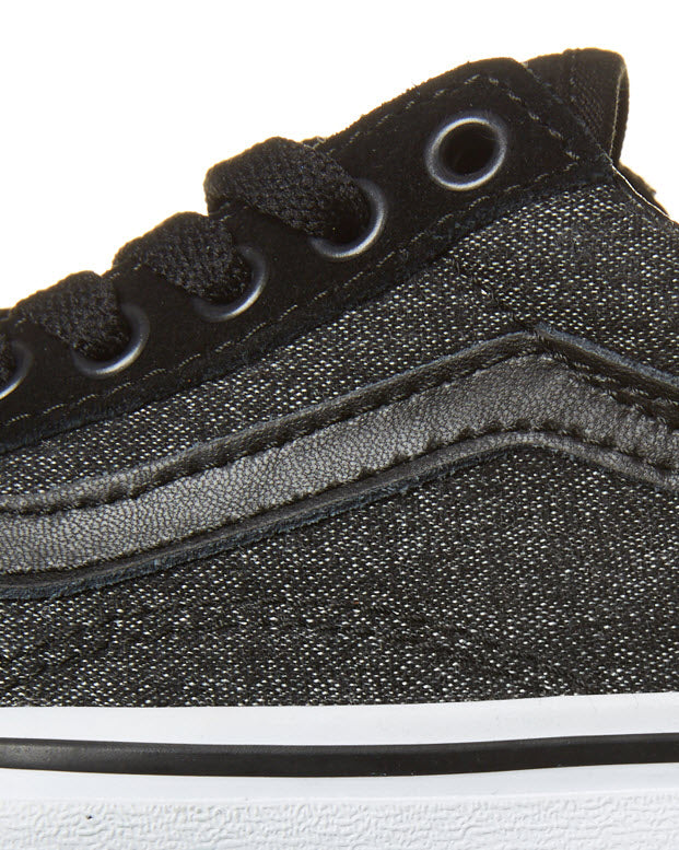 Vans Kids Old Skool Suede Black Grey Shoe VN0A38HBOSN