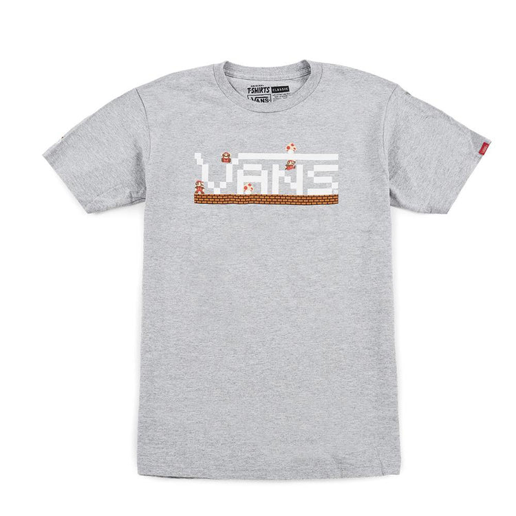 Vans Nintendo Mario SS Tee Grey VN0A276NATH Famous Rock Shop Newcastle 2300 NSW Australia