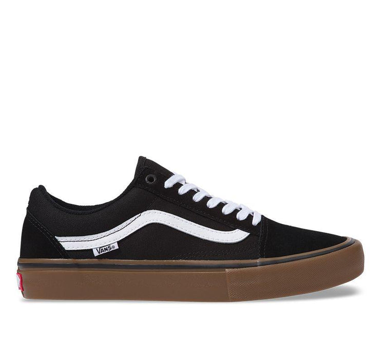 Vans Old Skool Pro Black White Medium Gum VN000ZD4BW9 Suede & Canvas