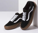 Vans Old Skool Pro Black White Medium Gum VN000ZD4BW9 Suede & Canvas Skate Shoe