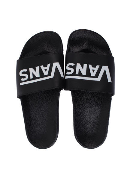 Vans Slip On Slides Black VN-04KIIX6 Famous Rock Shop. 517 Hunter Street Newcastle, 2300 NSW. AUSTRALIA