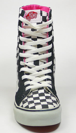 Vans Super SK8-HI Black White Checkerboard 4846199 055 Famous Rock Shop Newcastle, 2300 NSW. Australia. 4