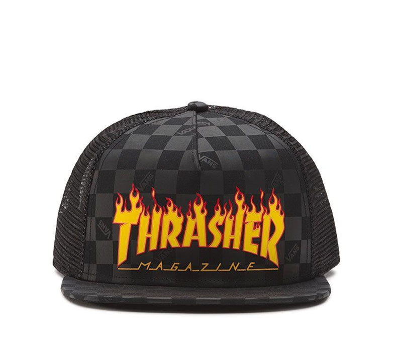 Vans X Thrasher Trucker Cap Black VNA36OPO9B