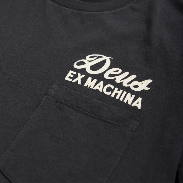 Deus Venice CA Pk Address Tee Black DMS41065A