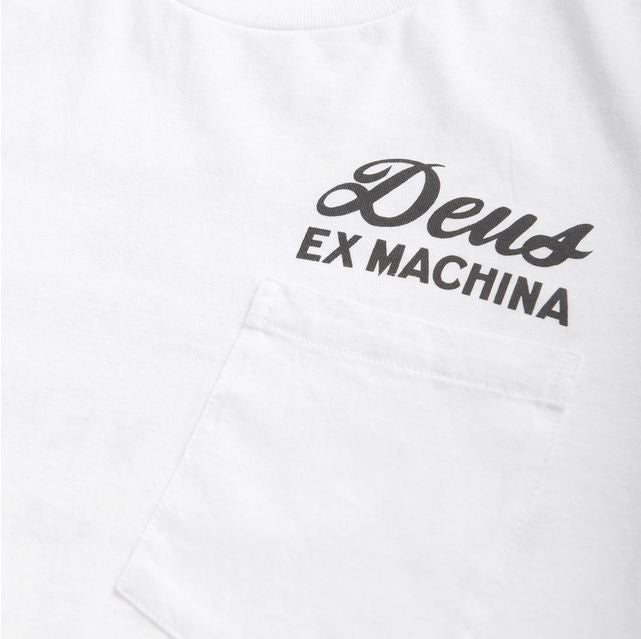 Deus Venice CA. Address Tee White D1808