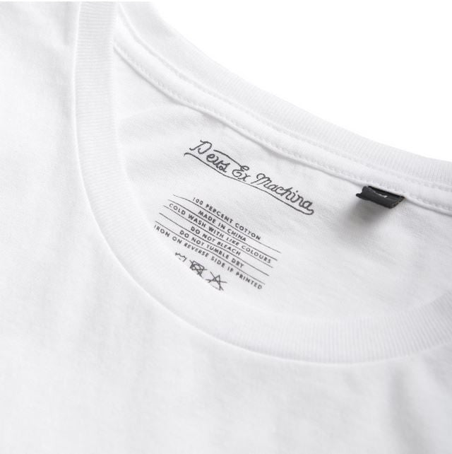 Deus Venice CA. Address Tee White D1808