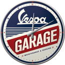 Vespa Garage Wall Clock Famousrockshop