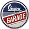 Vespa Garage Wall Clock Famousrockshop